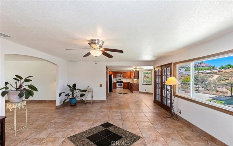 Family Room and Interior View