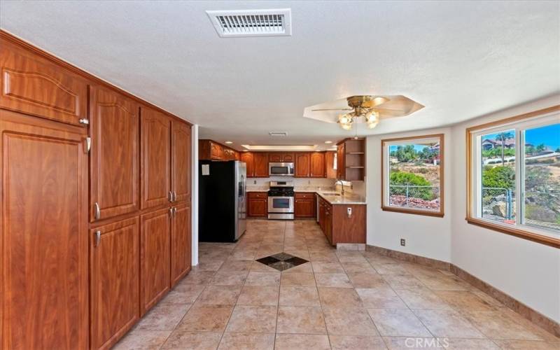 Family Room and Kitchen