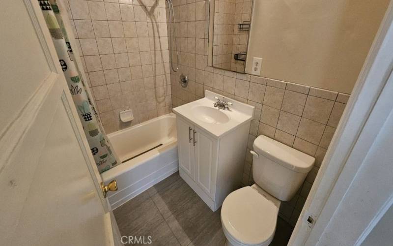 Newly remodeled bathroom