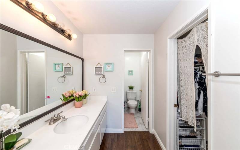 Master Bathroom with Walk-In Closet