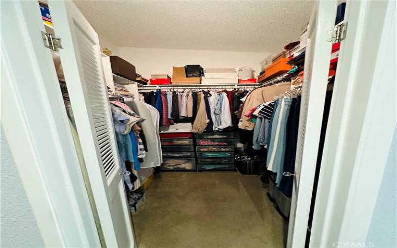 Walk-in Master Closet