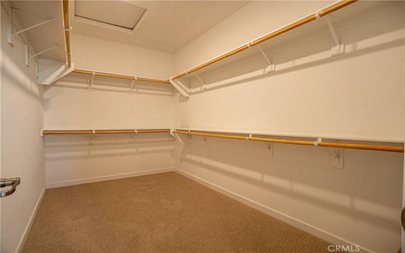 Primary Walk in Closet