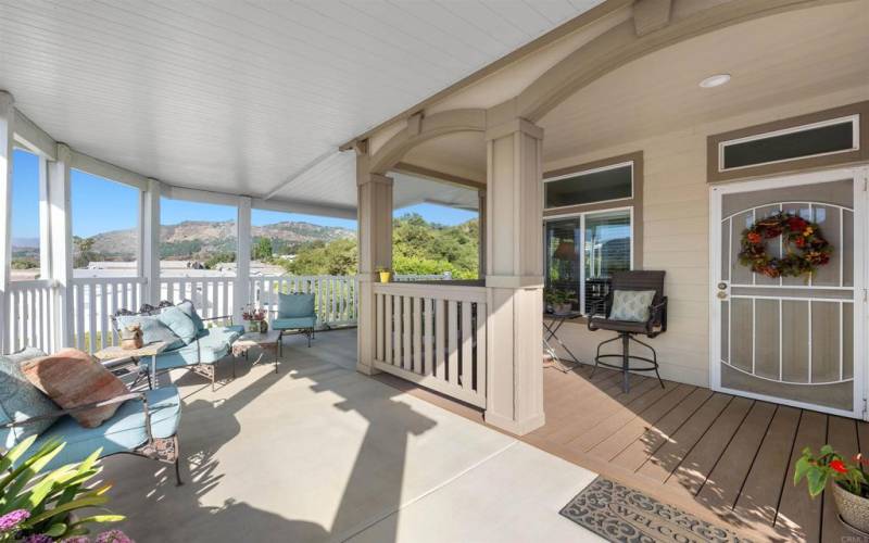 Entrance from right carport.