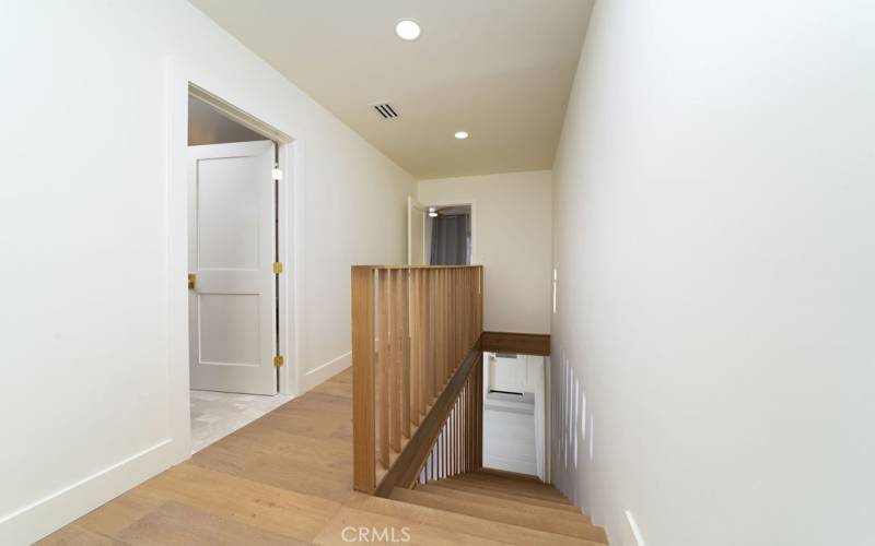 Staircase leads to basement