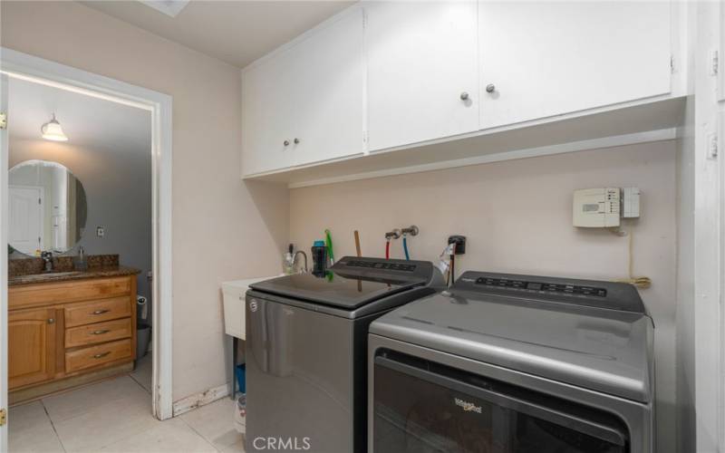 Laundry Room & Half Bathroom