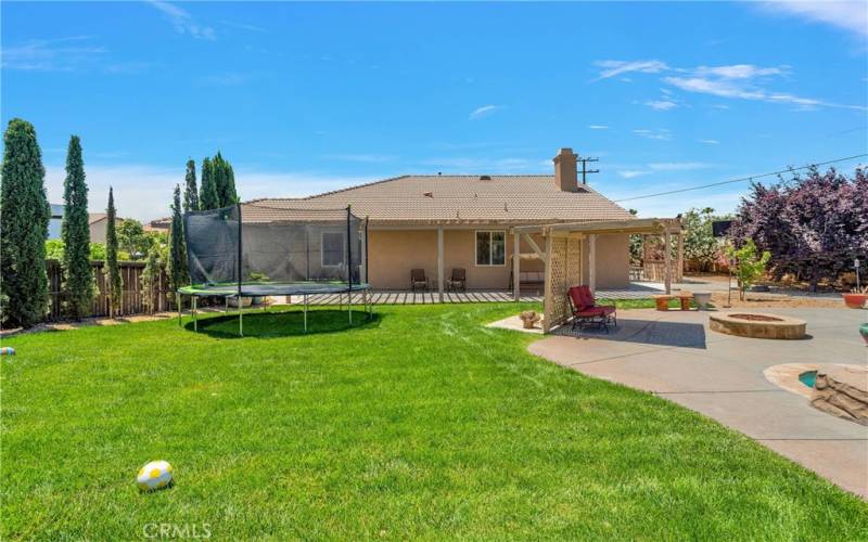 Large lawn area beside the pool area creates a true oasis for your enjoyment!