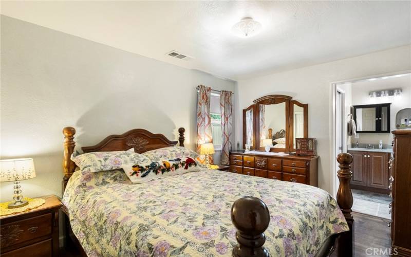 Spacious Master Bedroom has its own brand new, recently added bathroom.