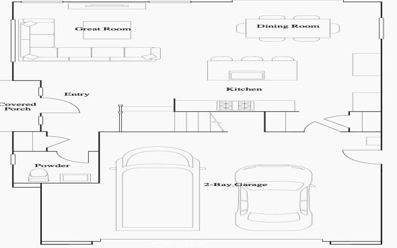 Residence 2 - Level 1 Floorplan