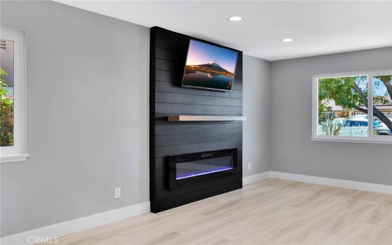 Modern Wood Slate Accent Wall