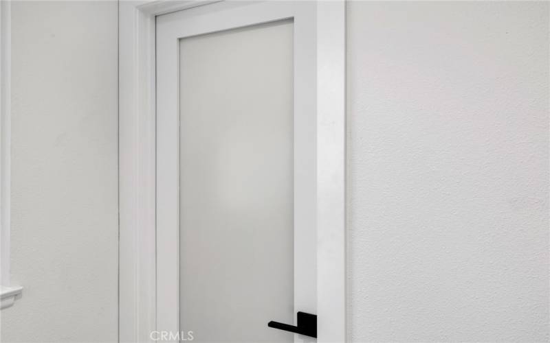 Frosted Glass Washroom Doors