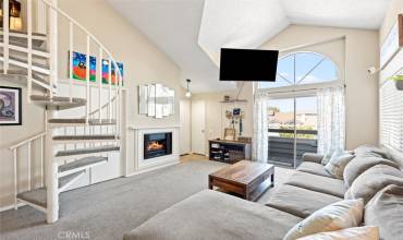 Living Room with Balcony Access