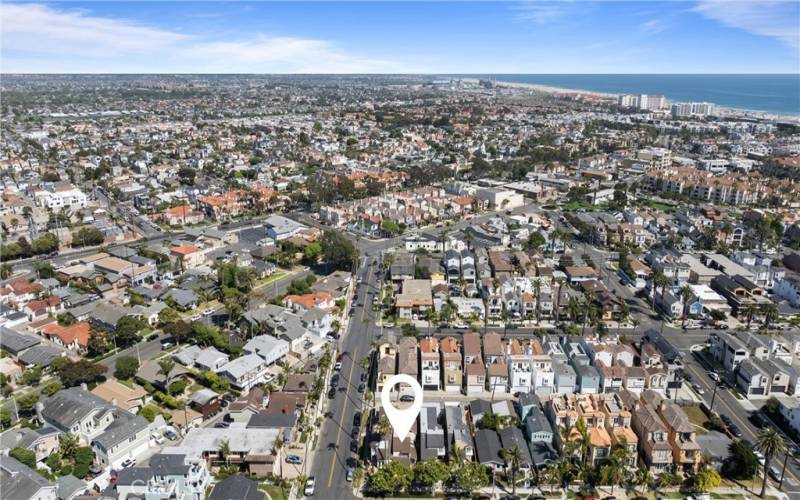 Aerial View of the Home