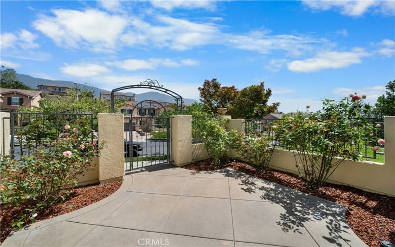 Front Gated Courtyard