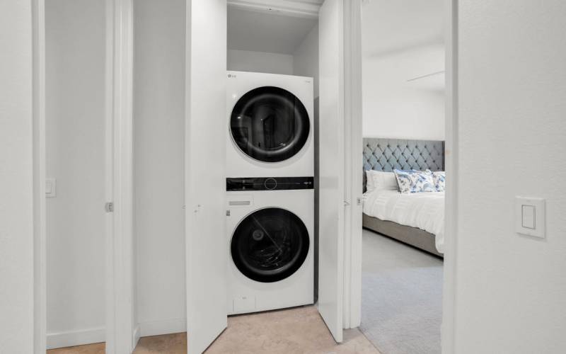 Laundry closet