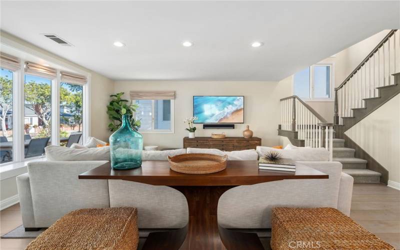 Lots of natural light in this open concept beach house