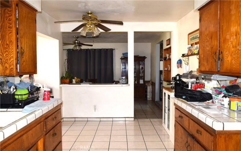 Kitchen to dining room.