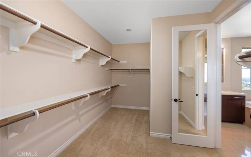 Master Walk-In Closet