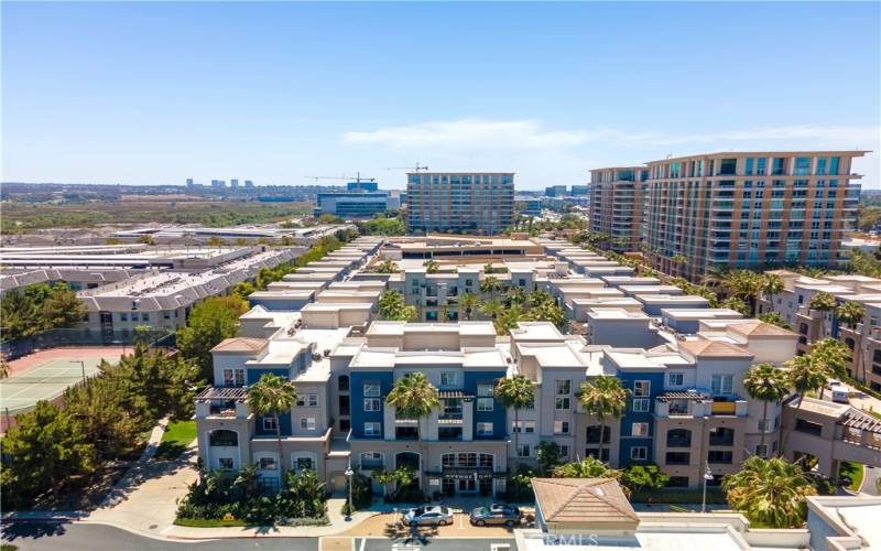 Air view of the property