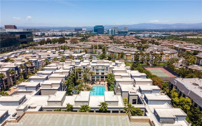 Air view of the property