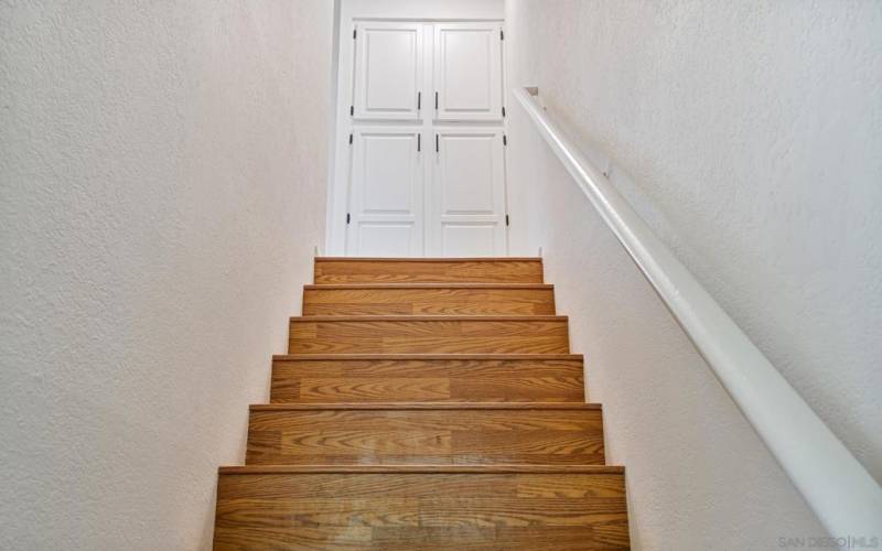 Stairs to 2nd level/Built-ins