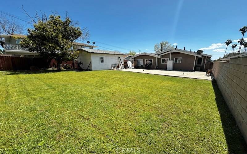 View of Backyard Facing Towards Home