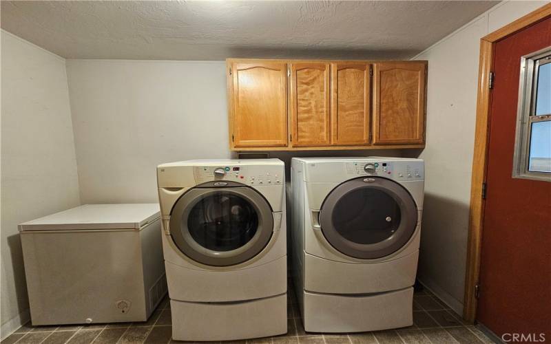 Large indoor laundry room