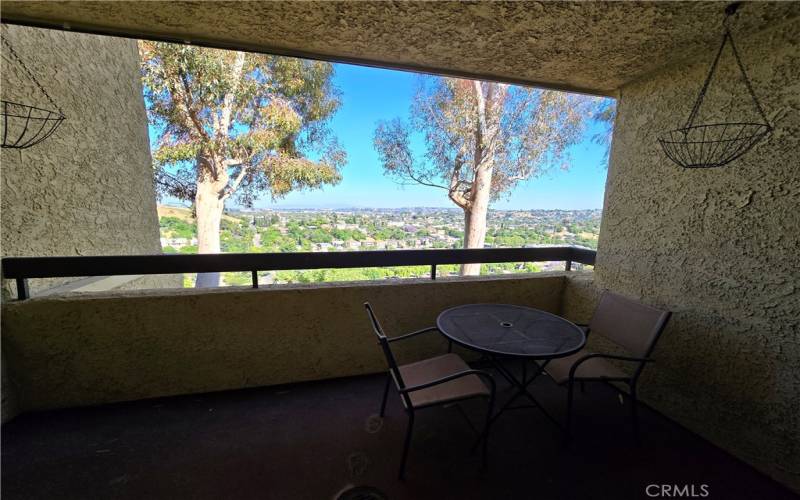 Living room Balcony view.