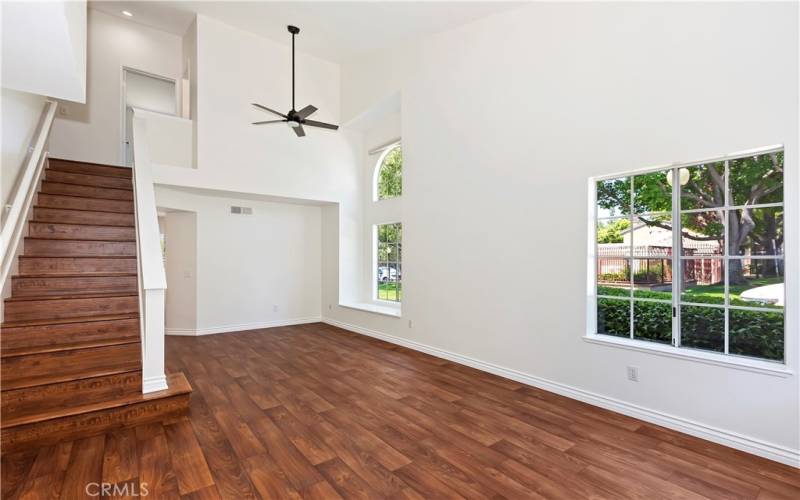 Living room as seen from entry door.