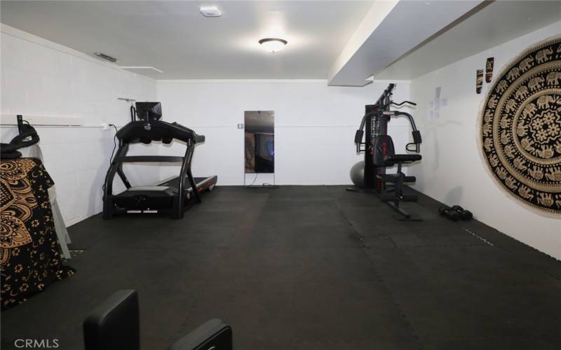 Finished work out room