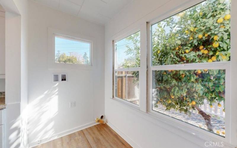 Back house laundry room, 2021