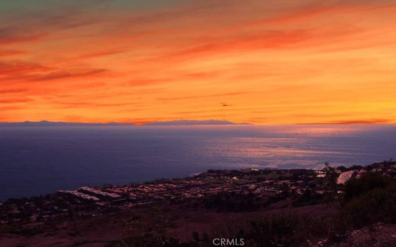 Catalina Island Sunset View