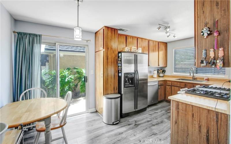 Kitchen with breakfast area