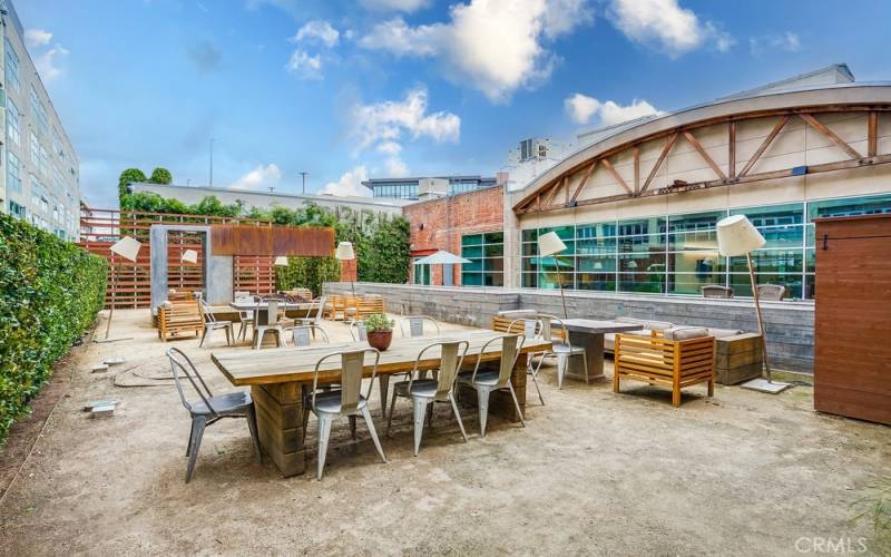 Community Outdoor Dining Area