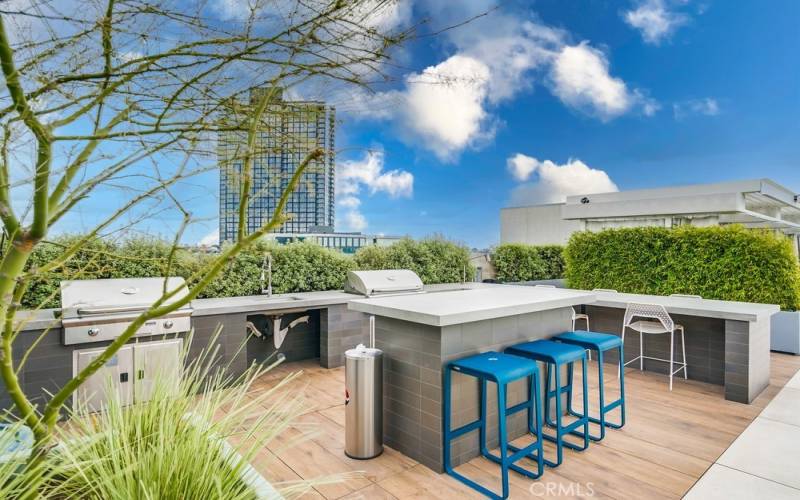 Roof Top Outdoor Kitchen