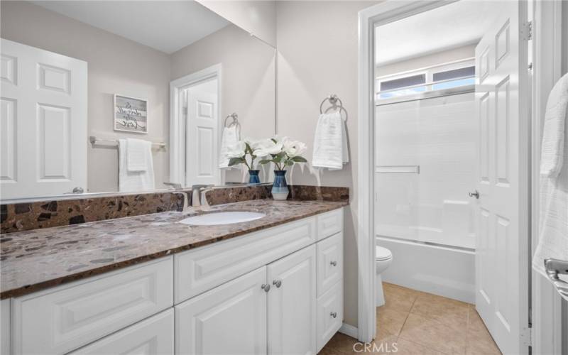 Secondary bathroom upstairs