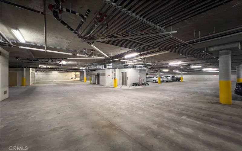 Private garage with assigned parking