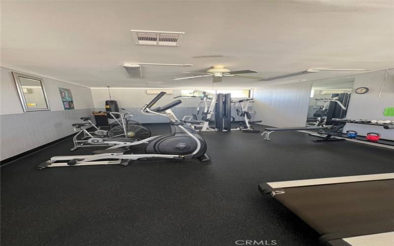 Gym at the clubhouse