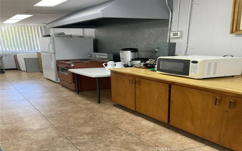 Kitchen at the clubhouse