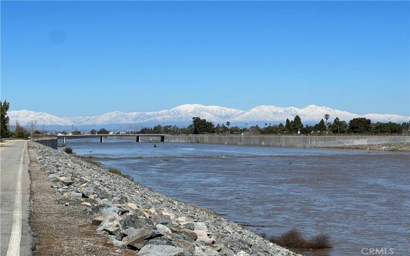Santa Ana River Trail in Winter