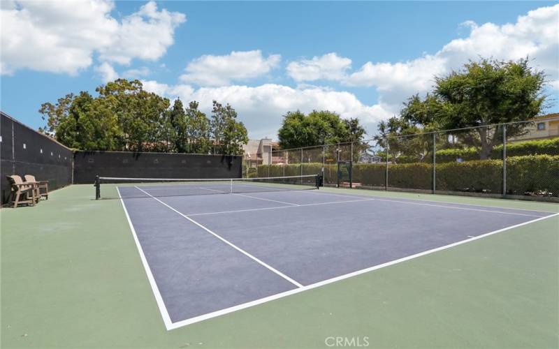 Tennis Court. There are 2 in the complex.