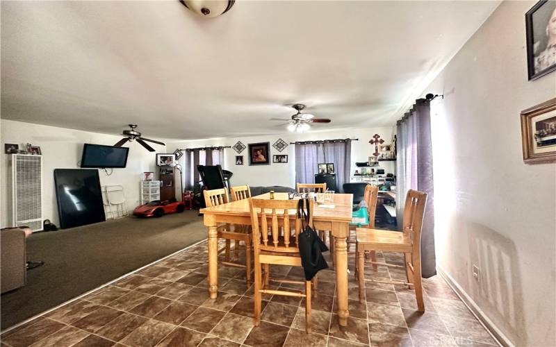 back unit dining/living room 2nd floor