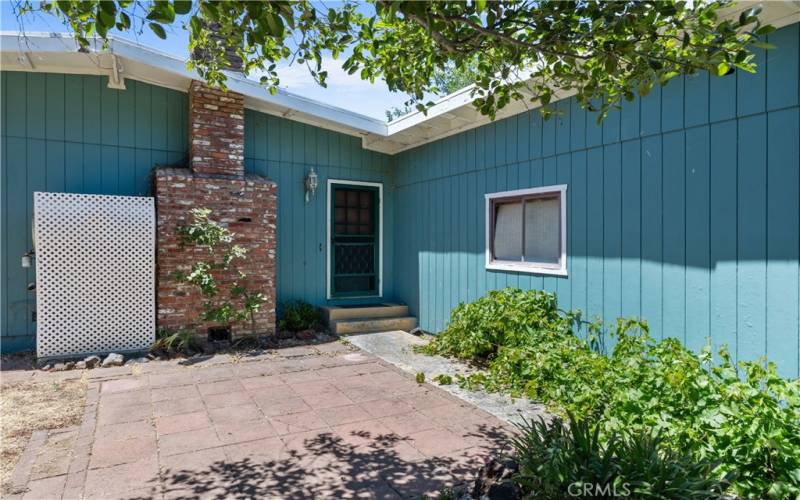 Front door and walkway.