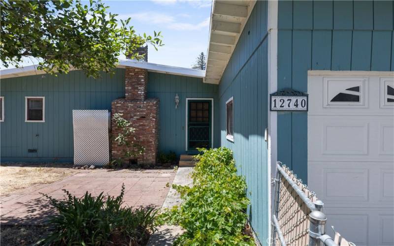 Front door and walkway.