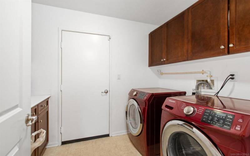 Full size laundry room as you enter from attached garage