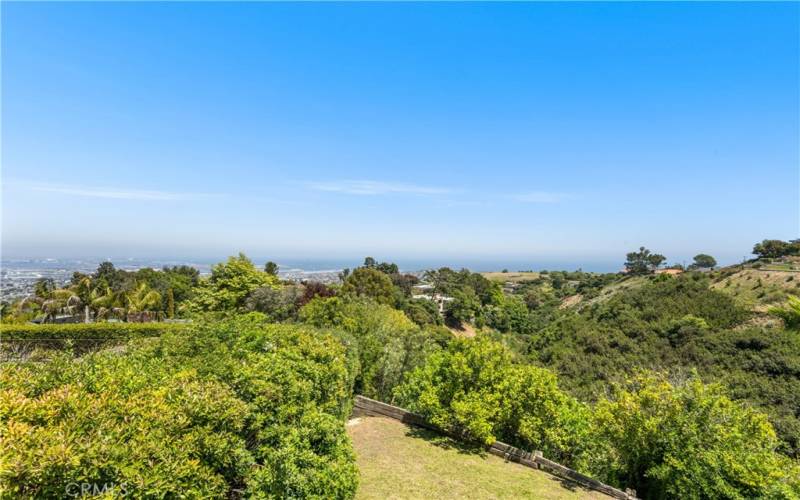 Lower large grass area with view.