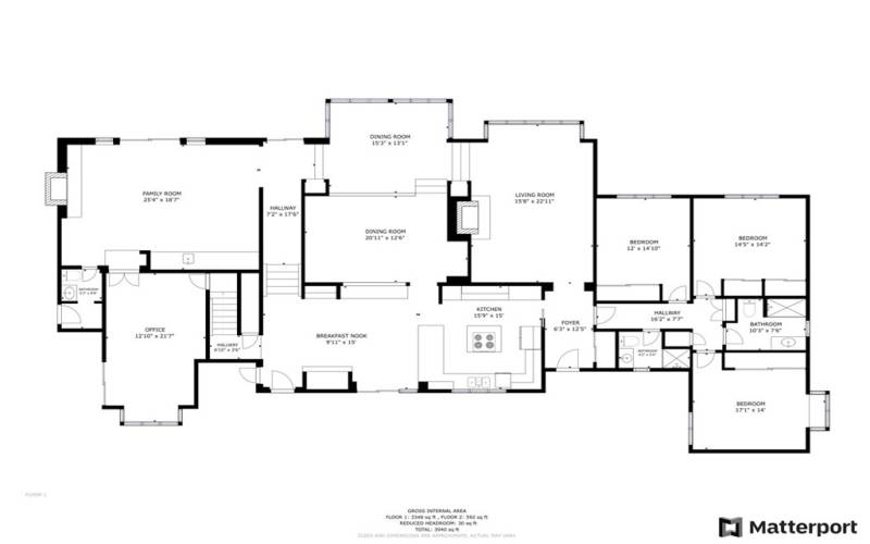 Scematic Floor plan 1st Level