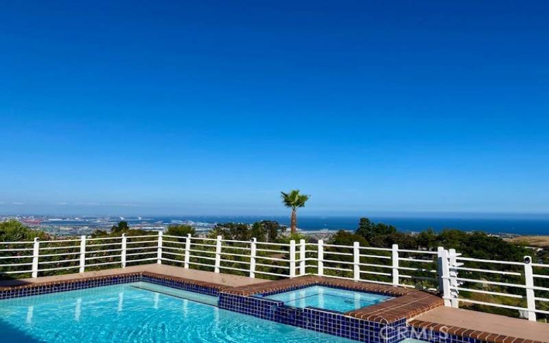 View of Harbor from Pool