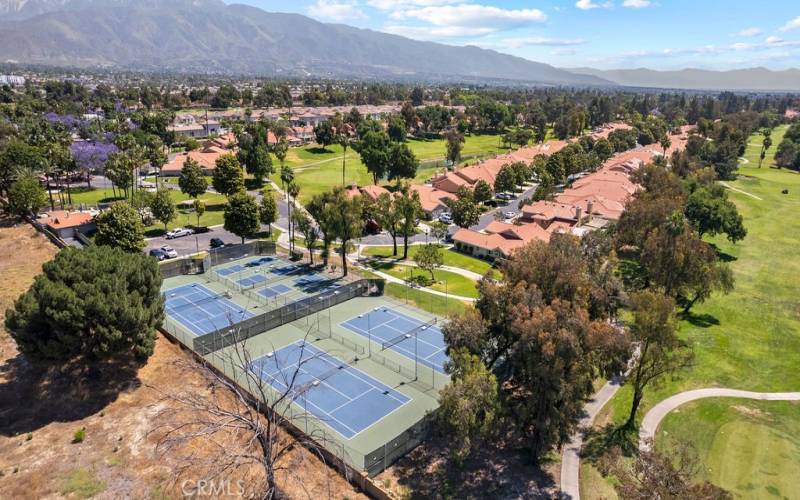Tennis & Pickle Ball Court(s) for Upland Hills Community homeowners.