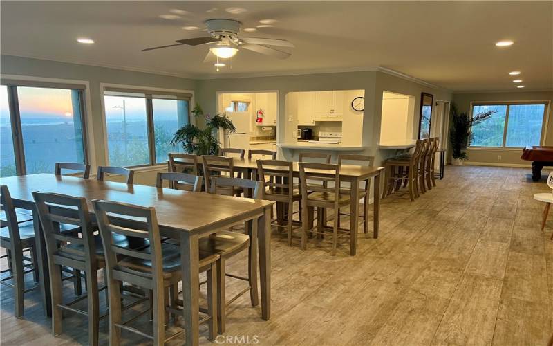 Spacious clubhouse with plenty of room to entertain