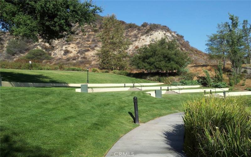 Fantastic Outdoor Amphitheater for Trilogy Summer Concerts and other special events.